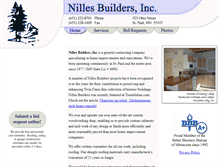 Tablet Screenshot of nillesbuilders.com